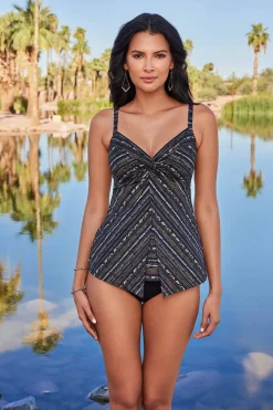 Cypher Love Knot Tankini Top