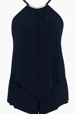 Halo Effect Goldie One Piece Romper Swimsuit