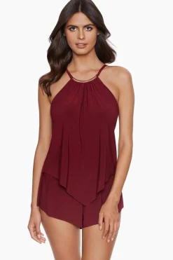 Halo Effect Goldie One Piece Romper Swimsuit