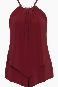 Halo Effect Goldie One Piece Romper Swimsuit