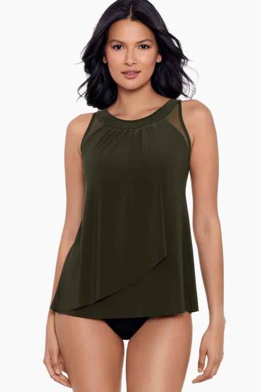 Illusionists Ursula Underwire Tankini Top