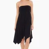 Jersey Handkerchief Convertible Skirt Dress Swim Cover Up