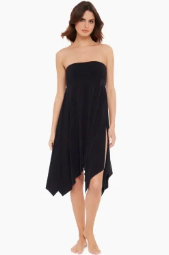 Jersey Handkerchief Convertible Skirt Dress Swim Cover Up