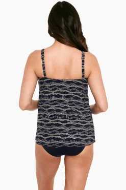 Linked In Mirage Tankini Top DD-Cup