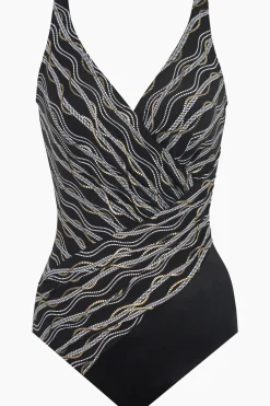 Linked In Oceanus One Piece Swimsuit DD-Cup