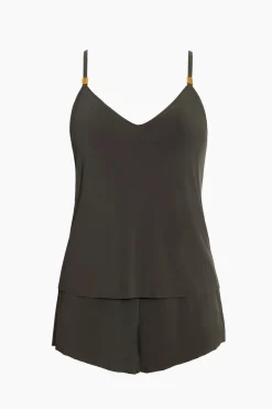 Mila One Piece Romper Swimsuit DD-Cup