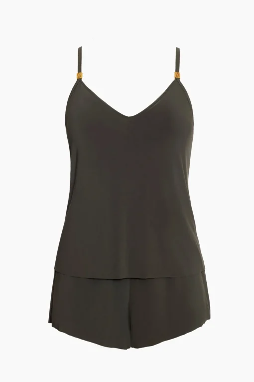 Mila One Piece Romper Swimsuit DD-Cup
