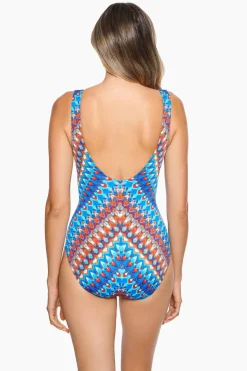 Nepali Criss Cross Escape One Piece Swimsuit