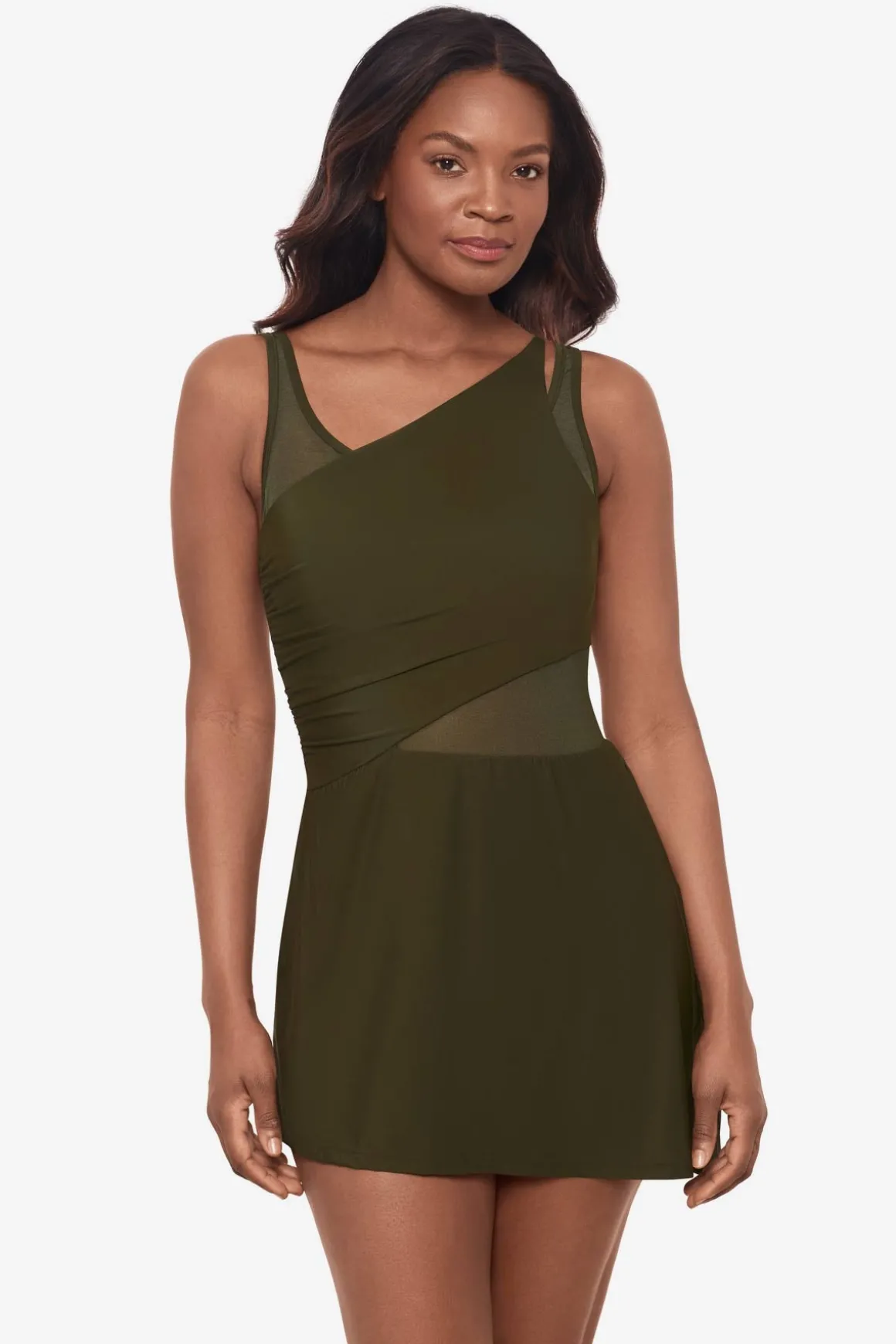 Network News Alina One Piece Swim Dress