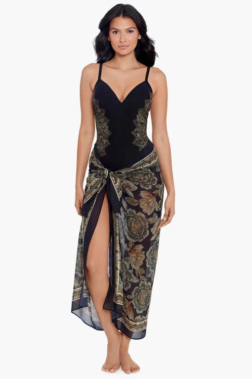 Petal Pusher Scarf Pareo Swim Cover Up