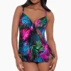 Pixel Palmas Marina Tankini Top