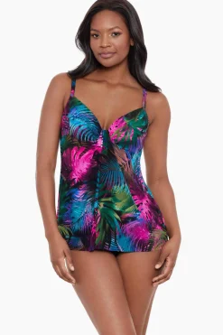 Pixel Palmas Marina Tankini Top