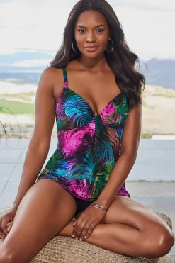 Pixel Palmas Marina Tankini Top