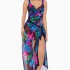 Pixel Palmas Scarf Pareo Swim Cover Up