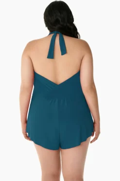 Plus Size Bianca One Piece Romper Swimsuit