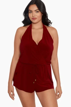 Plus Size Bianca One Piece Romper Swimsuit