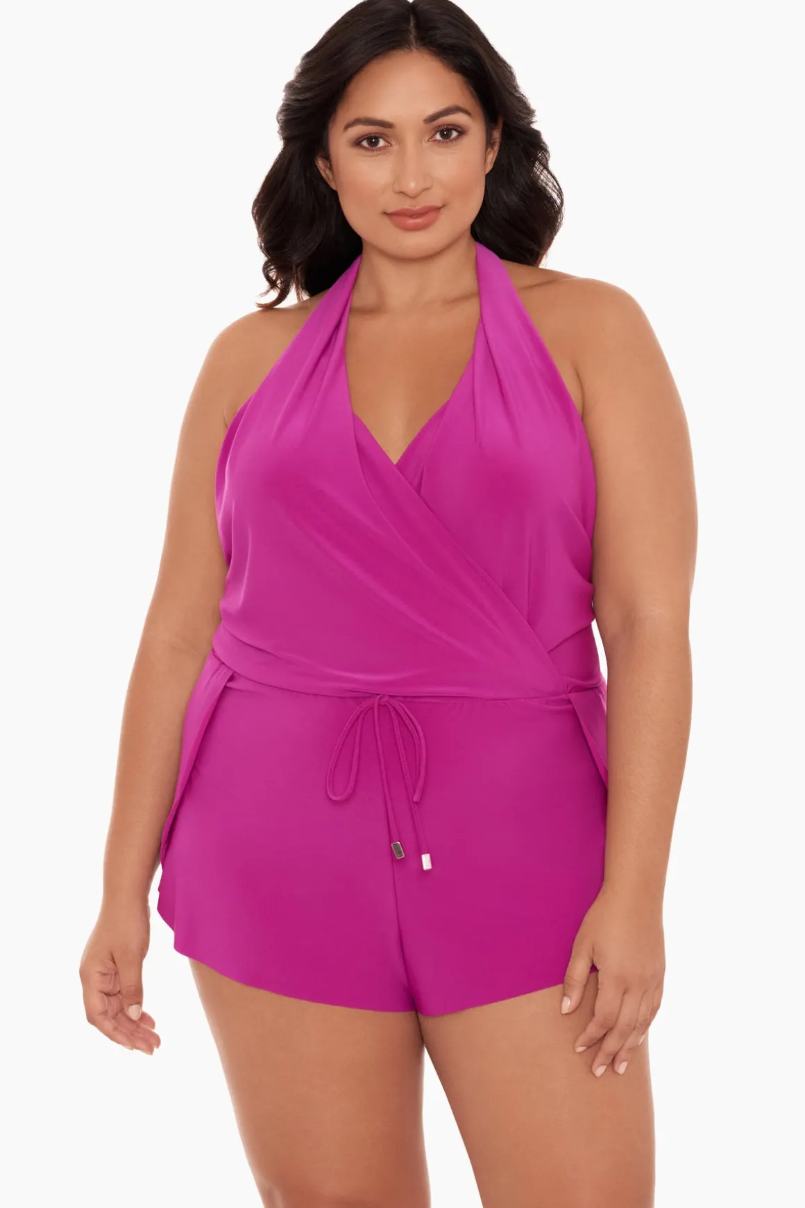 Plus Size Bianca One Piece Romper Swimsuit