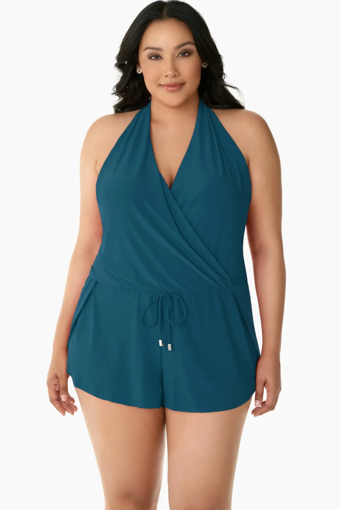 Plus Size Bianca One Piece Romper Swimsuit