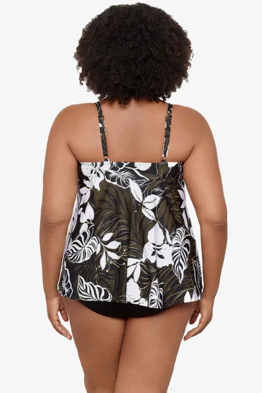Plus Size Elle Dorado Love Knot Tankini Top