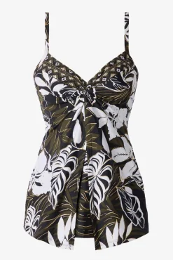 Plus Size Elle Dorado Love Knot Tankini Top