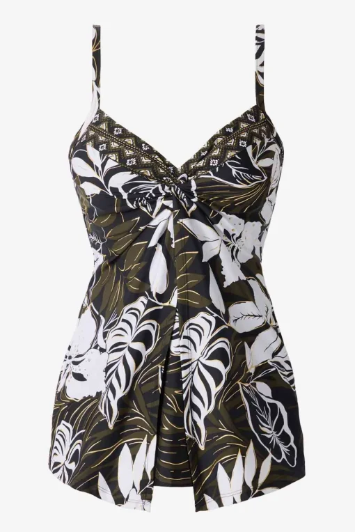 Plus Size Elle Dorado Love Knot Tankini Top