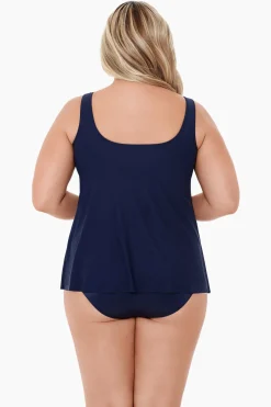 Plus Size Illusionists Ursula Underwire Tankini Top