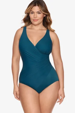 Plus Size Must Haves Oceanus One Piece Swimsuit