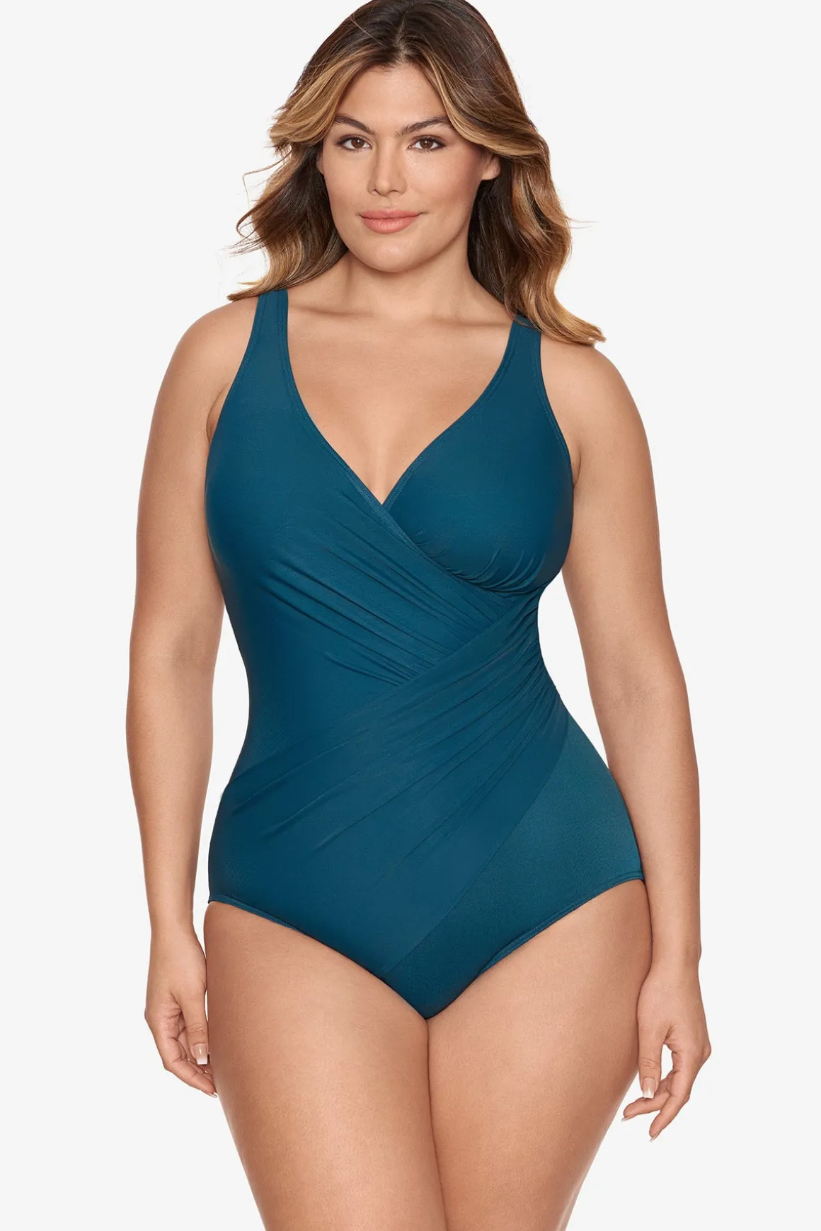 Plus Size Must Haves Oceanus One Piece Swimsuit