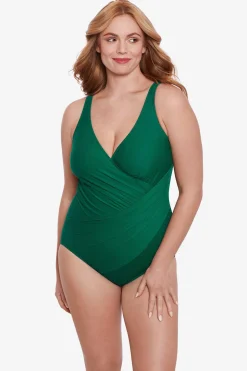 Plus Size Must Haves Oceanus One Piece Swimsuit