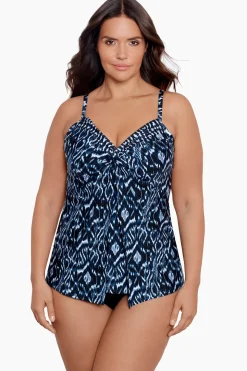 Plus Size Palatium Love Knot Tankini Top