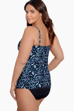 Plus Size Palatium Love Knot Tankini Top