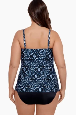 Plus Size Palatium Love Knot Tankini Top