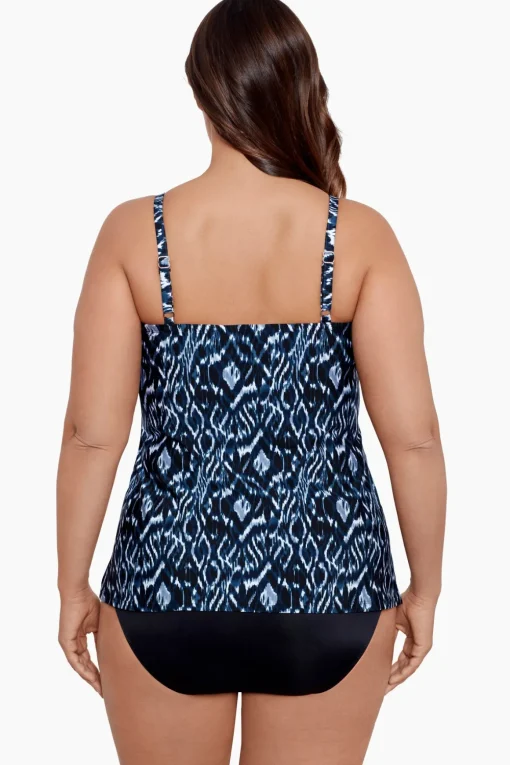 Plus Size Palatium Love Knot Tankini Top