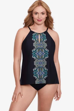 Plus Size Precioso Peephole Tankini Top