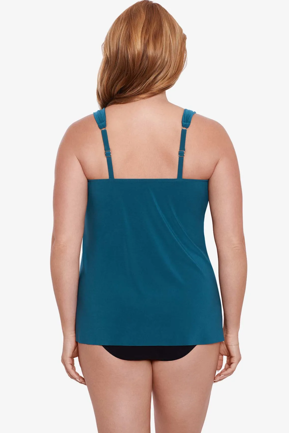 Plus Size Razzle Dazzle Underwire Tankini Top