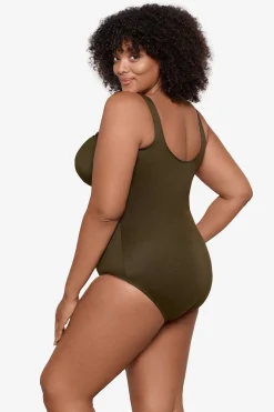 Plus Size Rock Solid Revele One Piece Swimsuit