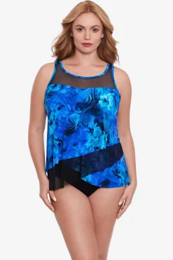 Plus Size Sous Marine Mirage Tankini Top