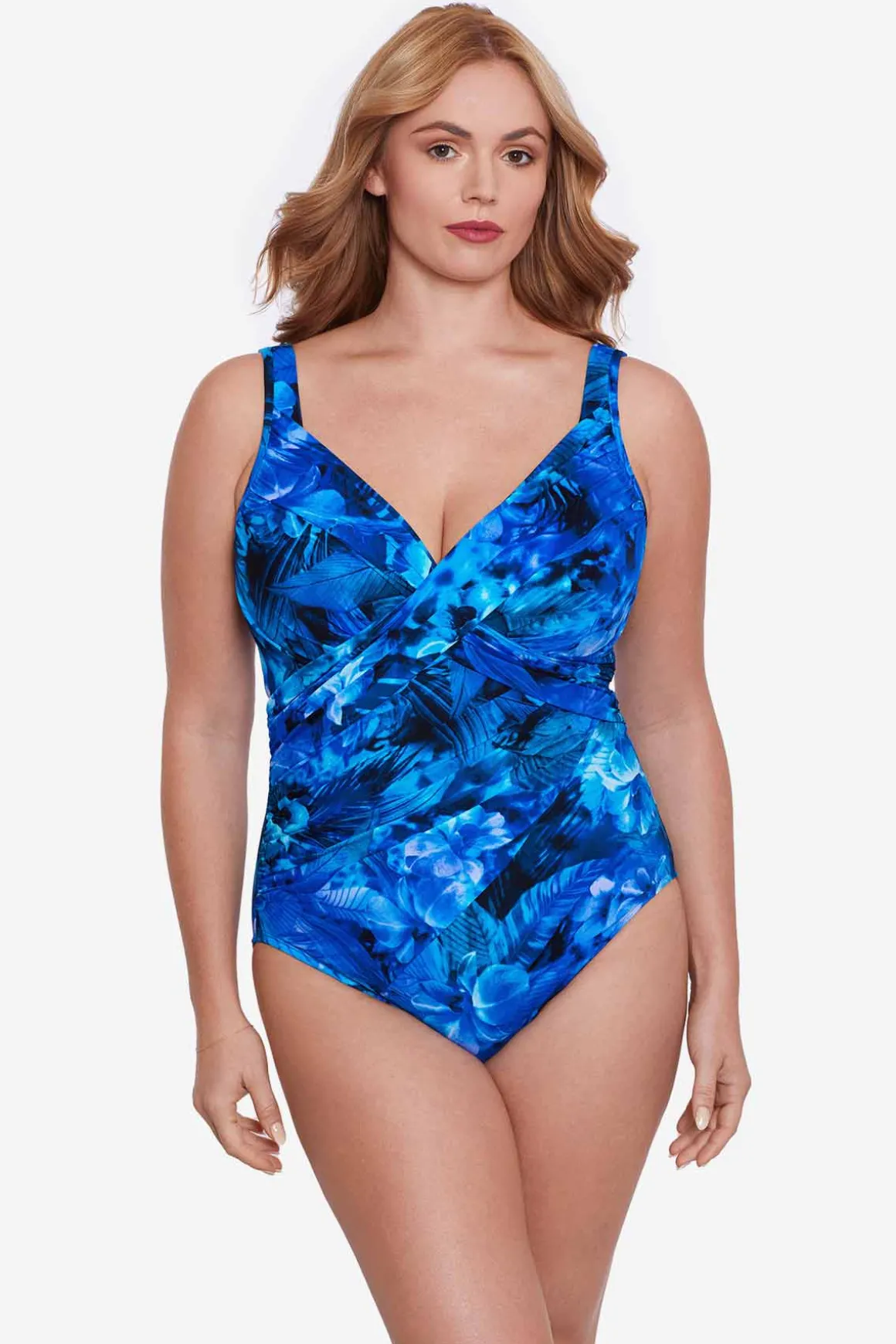 Plus Size Sous Marine Revele One Piece Swimsuit