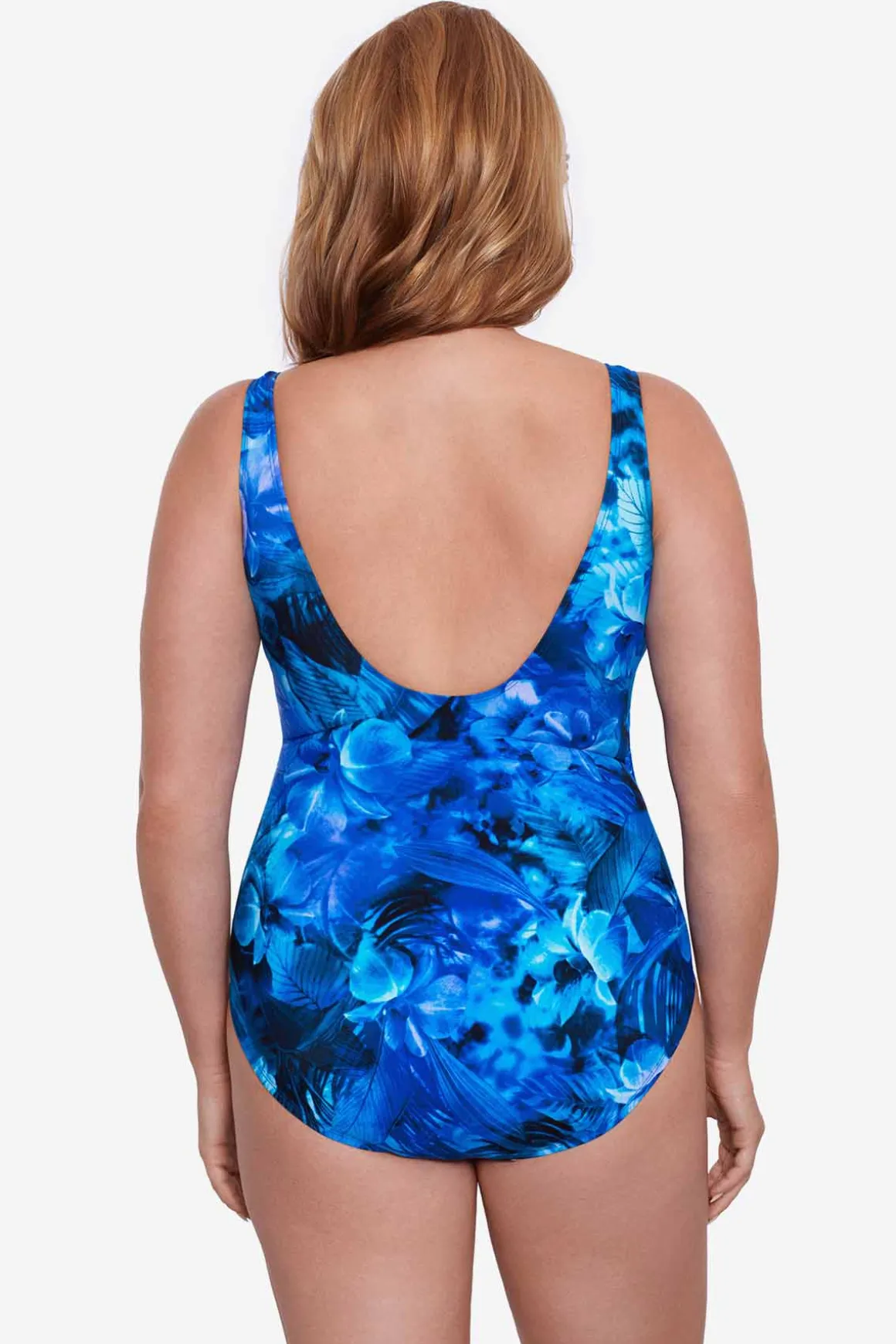 Plus Size Sous Marine Revele One Piece Swimsuit