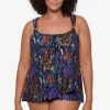 Plus Size Tapiz Dazzle Tankini Top