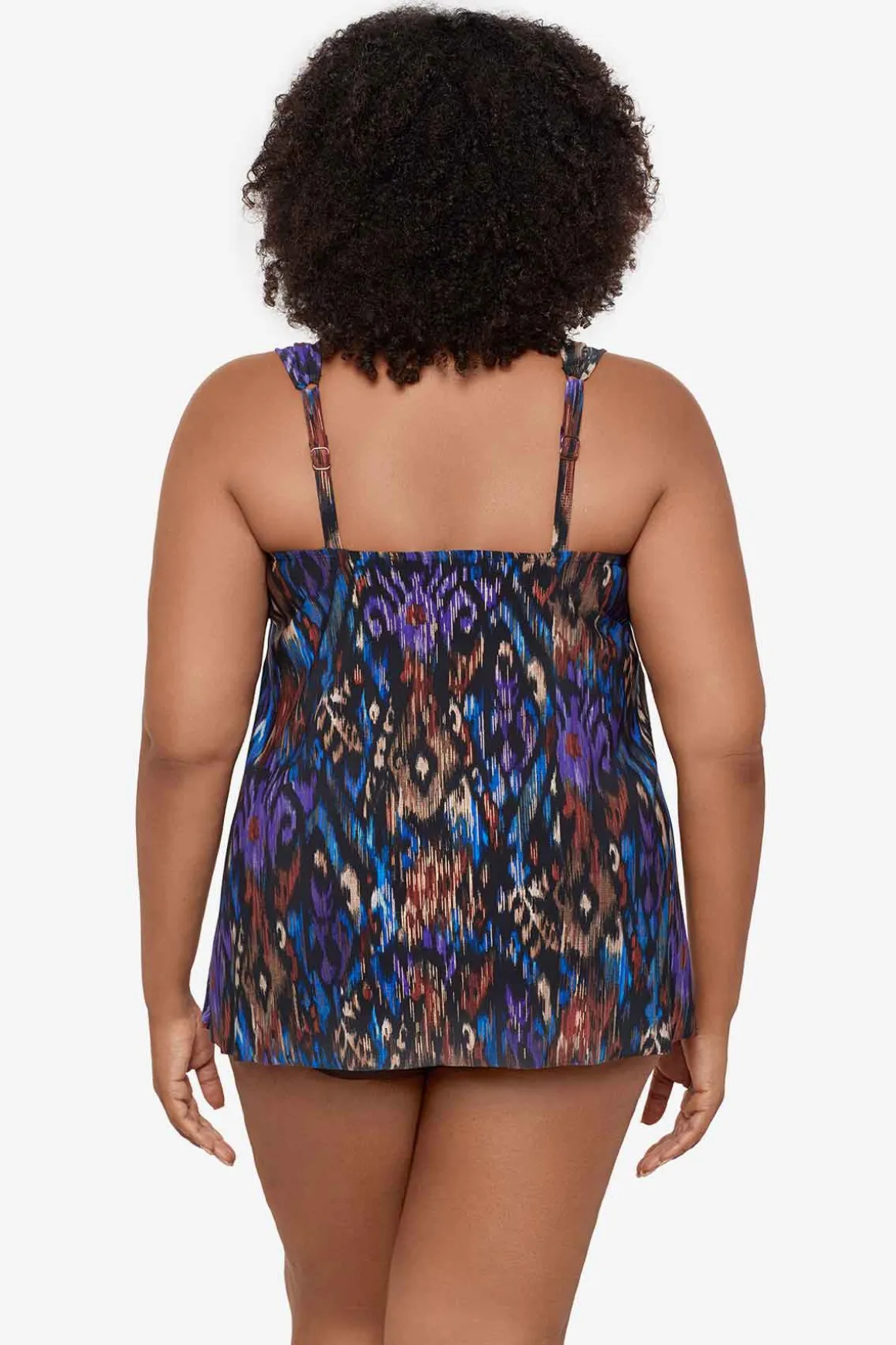 Plus Size Tapiz Dazzle Tankini Top