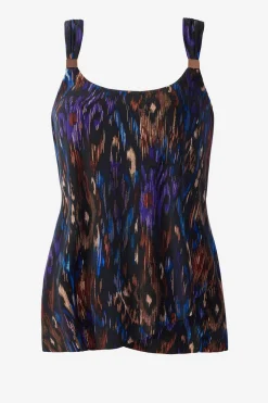 Plus Size Tapiz Dazzle Tankini Top