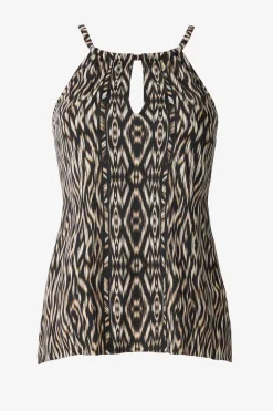 Plus Size Topkapi Peephole Tankini Top