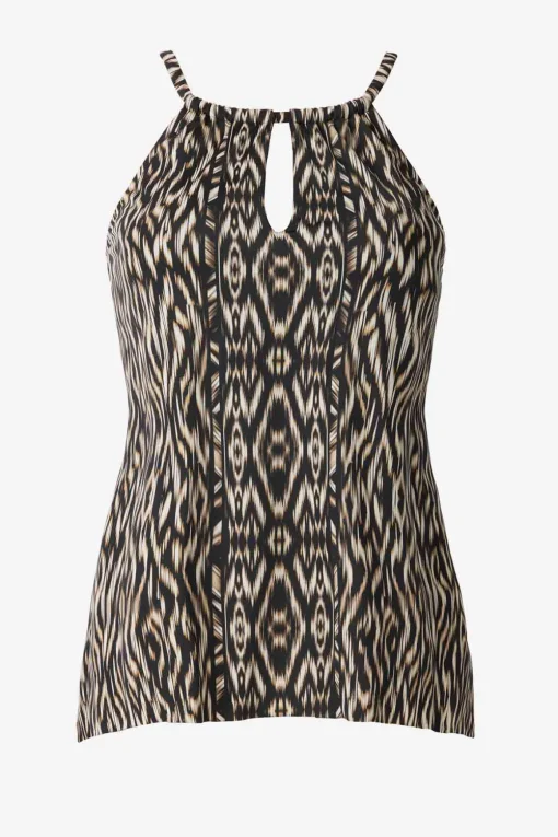 Plus Size Topkapi Peephole Tankini Top
