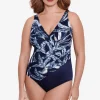 Plus Size Tropica Toile Oceanus One Piece Swimsuit