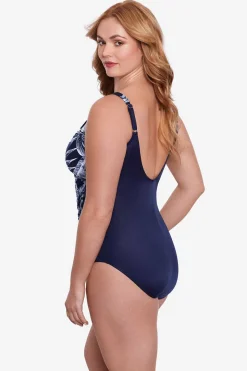 Plus Size Tropica Toile Oceanus One Piece Swimsuit