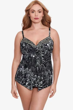 Plus Size Zahara Love Knot Tankini Top