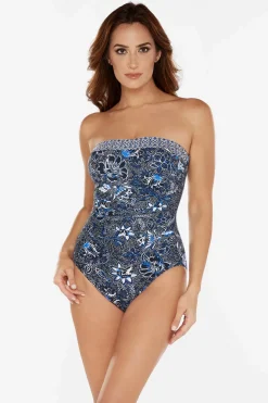 Provenace D'ur Avanti Bandeau Long Torso One Piece Swimsuit