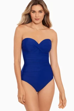 Rock Solid Madrid Bandeau One Piece Swimsuit