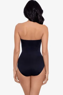 Rock Solid Madrid Bandeau One Piece Swimsuit